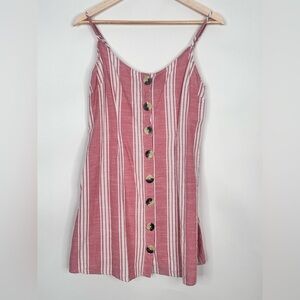 Derek Heart‎ Sleeveless  button down tank size Large